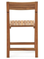 BEGHIN folding chair for outdoor in solid acacia wood