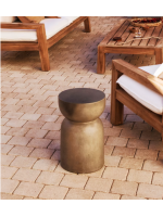 ERIK stool or table in concrete resistant for gardens and terraces