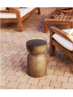 ERIK tabouret ou table en béton résistant pour les jardins et les terrasses