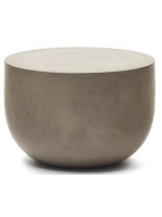 MAKER table diameter 60cm in concrete resistant for gardens and terraces