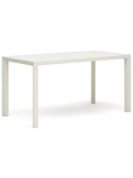 FELIZ choix de taille de table en aluminium blanc pour jardin terrasse bar restaurants salons de crème glacée à l'extérieur