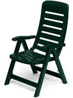 QUINTILLA 5 position deck chair in resin for outdoor garden or terrace