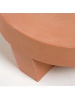 SILLA Ø 60 cm mesa de centro de terracota resistente para jardines y terrazas