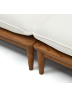 BACKINGHAM sillones modulares en madera de teca para terraza jardín exterior