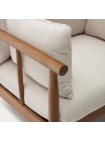 CANCUN eucalyptus wood armchair for outdoor garden terraces and home or contract interiors