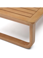 LOLA coffee table 100x60 cm in solid eucalyptus wood