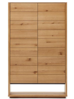 AIRONE cabinet 100x163 h oak veneer