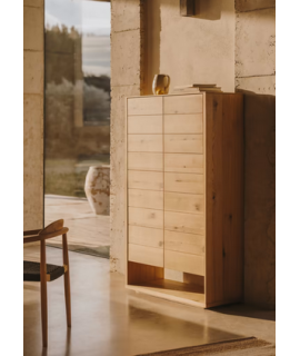 AIRONE cabinet 100x163 h oak veneer