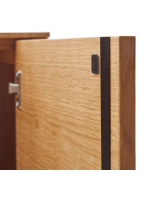 AIRONE armoire 100x163 h placage chêne