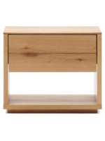 AIRONE 40x60 bedside table oak veneer