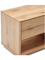 AIRONE 40x60 bedside table oak veneer