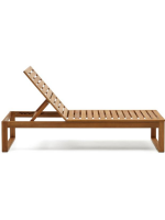 FRANCESCA deckchair 6 position in solid wood