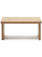 DOY 89x62 cm coffee table in natural finish oak veneer