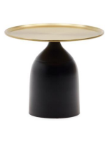 ALIS coffee table in black metal and gold home design