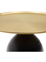 ALIS coffee table in black metal and gold home design