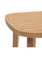 AVERY tavolo 170x90 o 225x100 cm fixed table in solid eucalyptus wood for indoor or outdoor use