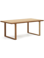 ACAR fixed table 180x90 or 220x100 cm all in solid teak wood for indoor or outdoor use