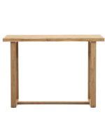 ACAR high table 140x70 cm all in solid teak wood for indoor or outdoor use