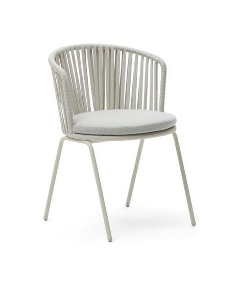 ACEM scelta colore sedia in corda e in metallo verniciato per interno ed esterno giardino terrazzi