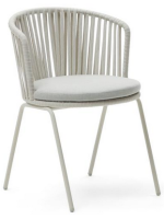 ACEM scelta colore sedia in corda e in metallo verniciato per interno ed esterno giardino terrazzi