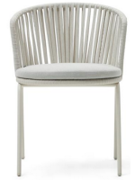 ACEM scelta colore sedia in corda e in metallo verniciato per interno ed esterno giardino terrazzi