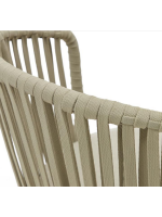 ACEM color choice chair with rope and metal for indoor and outdoor garden terraces