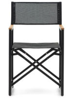 BEKER folding chair in white or black aluminum for garden terraces hotel bars restaurants contra