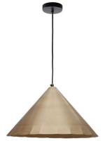 AVENA lampada a sospensione in metallo ottone Ø 46 cm