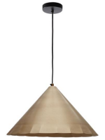 AVENA lampe à suspension en métal laiton Ø 46 cm