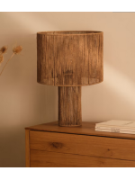 GLORIA table lamp in jute natural fiber