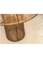 GLORIA table lamp in jute natural fiber