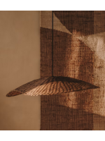 ALEGA Lampshade for suspension lamp Ø 80 cm in rattan natural fiber