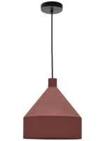 ASCIA lampada a sospensione Ø 30 cm in metallo terracotta