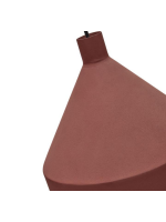 ASCIA lampada a sospensione Ø 30 cm in metallo terracotta