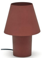 COLOR home design terracotta metal table lamp