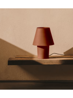 COLOR lampada da tavolo in metallo terracotta design casa