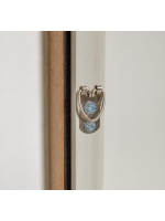 BIPER 60x90 quadro astratto beige con rilievi e trame fatti a mano