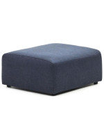 COOL 75x90 cm blauer oder beiger Stoffhocker