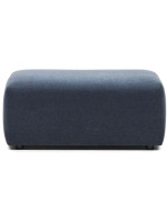 COOL 75x90 cm pouf en tissu bleu ou beige