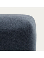 COOL 75x90 cm pouf en tissu bleu ou beige