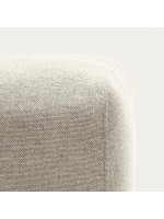 COOL 75x65 cm blu o beige pouf in tessuto