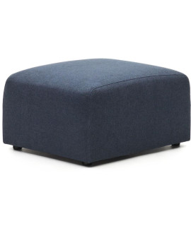 COOL 75x65 cm pouf en tissu bleu ou beige