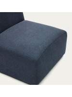 COOL fauteuil ou module 75 cm bleu ou beige en tissu