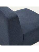 COOL fauteuil ou module 75 cm bleu ou beige en tissu