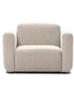 COOL blue or beige armchair or module in fabric