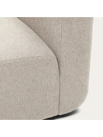 COOL fauteuil ou module bleu ou beige en tissu