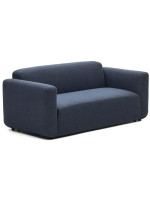 COOL blue or beige 2 seater sofa in fabric