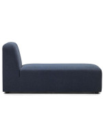 COOL module chaise longue 75x152 cm bleu ou beige en tissu