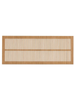BOMBER double bed headboard in solid oak wood
