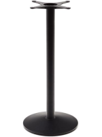 HONDURAS base h 96 cm in black steel for table for ice cream parlors bars restaurants chalets b&b